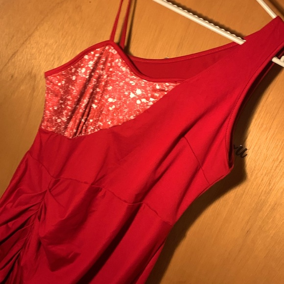 Shein Women’s Asymmetrical Neckline Pleated Summer Dress - Picture 4 of 5